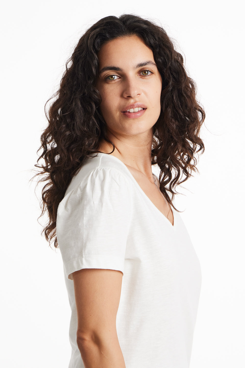 T-shirt turquoise à motifs en coton bio - clouds pyjama tee green