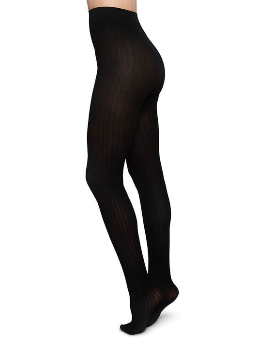 Collants 70 deniers noirs recyclés - Alma
