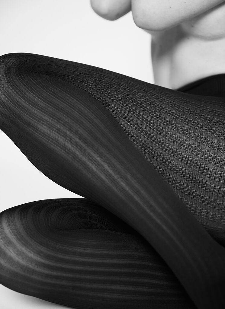 Collants 70 deniers noirs recyclés - Alma