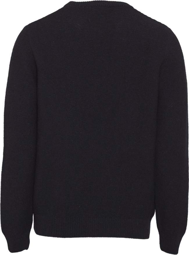 Pull bleu nuit en laine bio - Field
