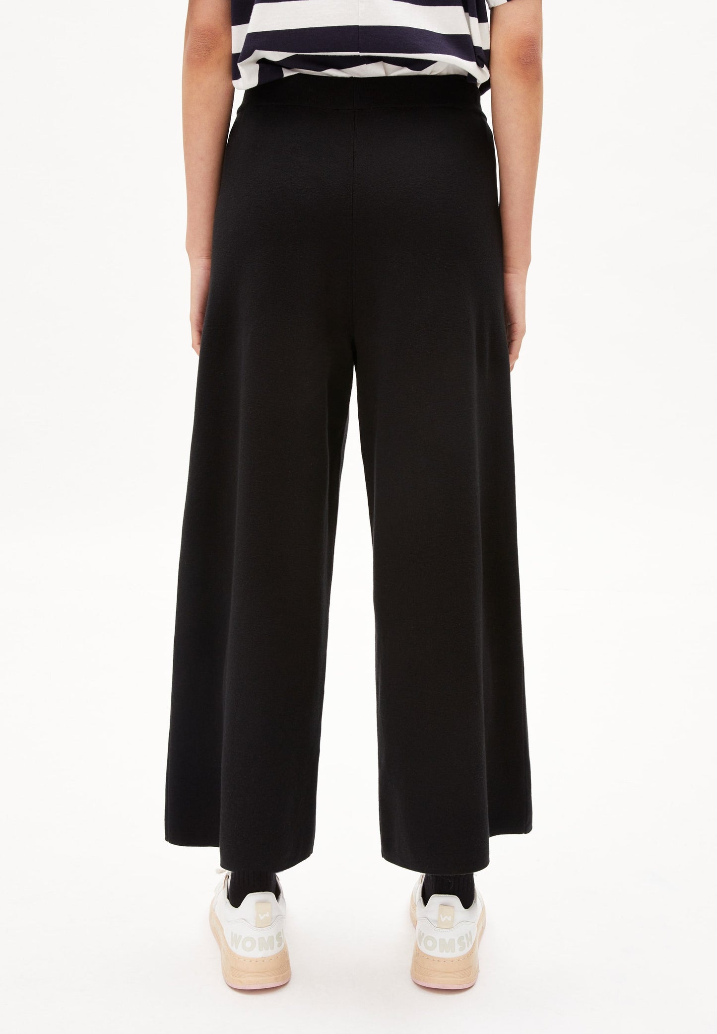 Pantalon ample noir en tencel et coton bio - apaania black