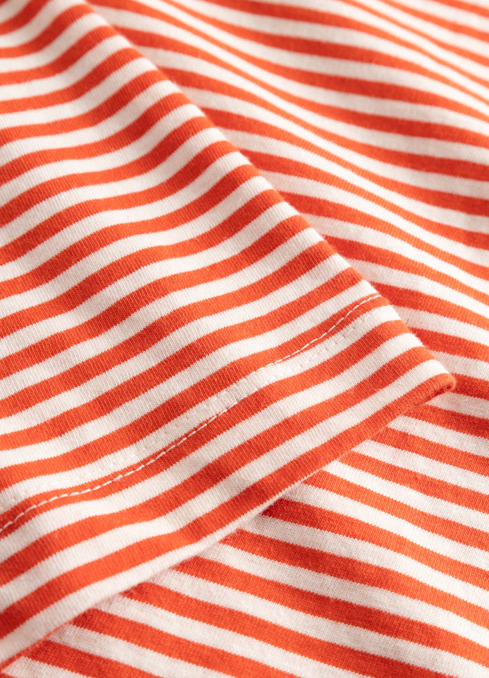 Robe mi-longue | rouge "summer symphony dress - red"