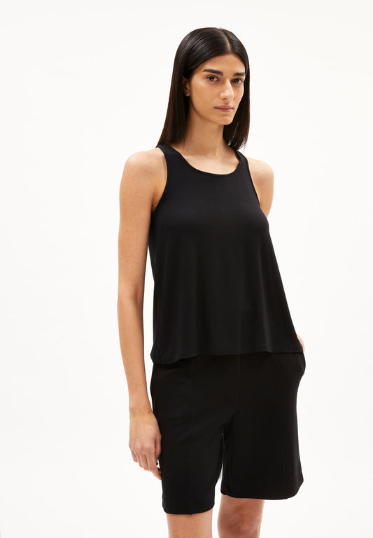 Débardeur en ecovero | noir "arelinaa black"