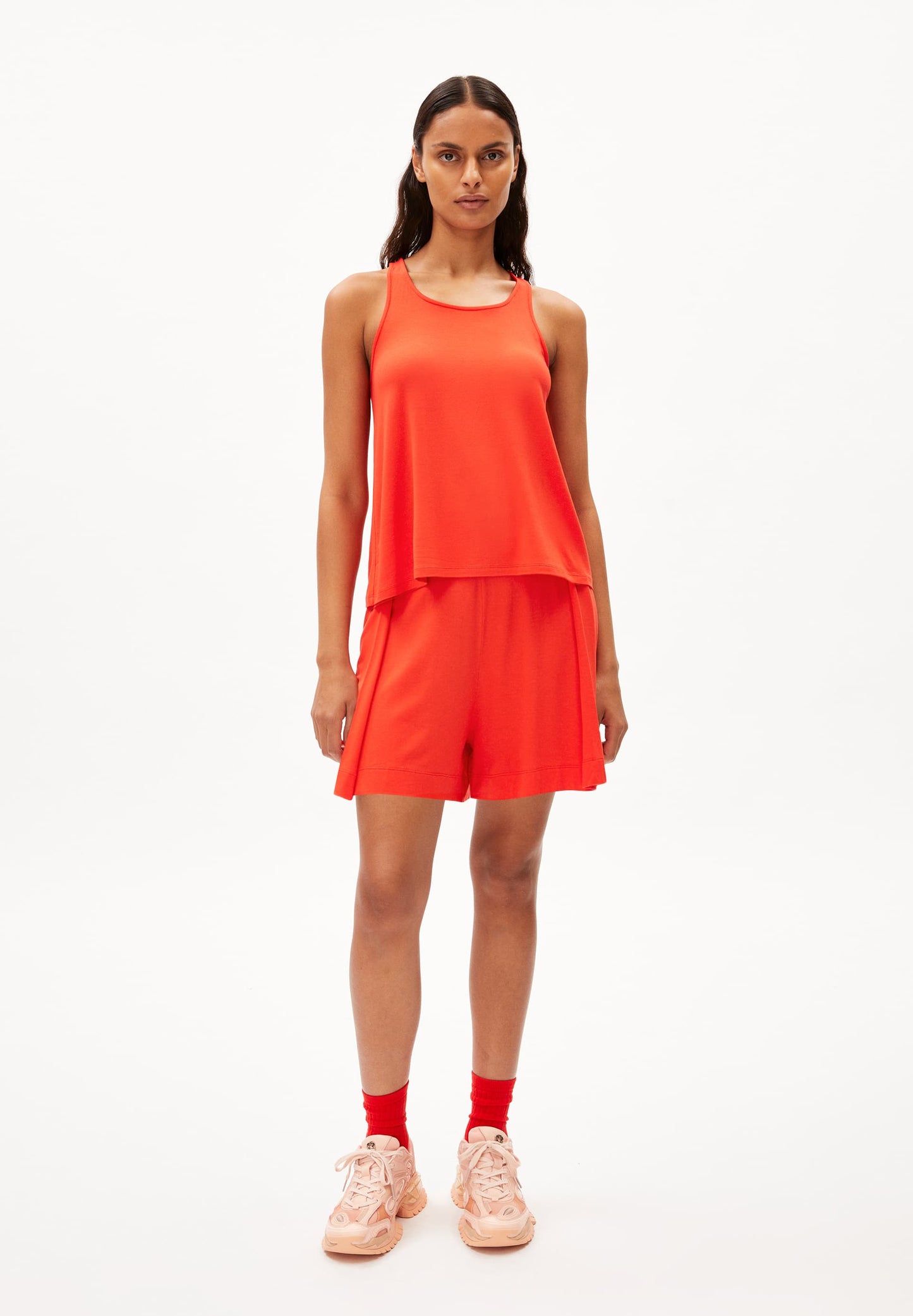 Débardeur en ecovero | Rouge "arelinaa poppy red"