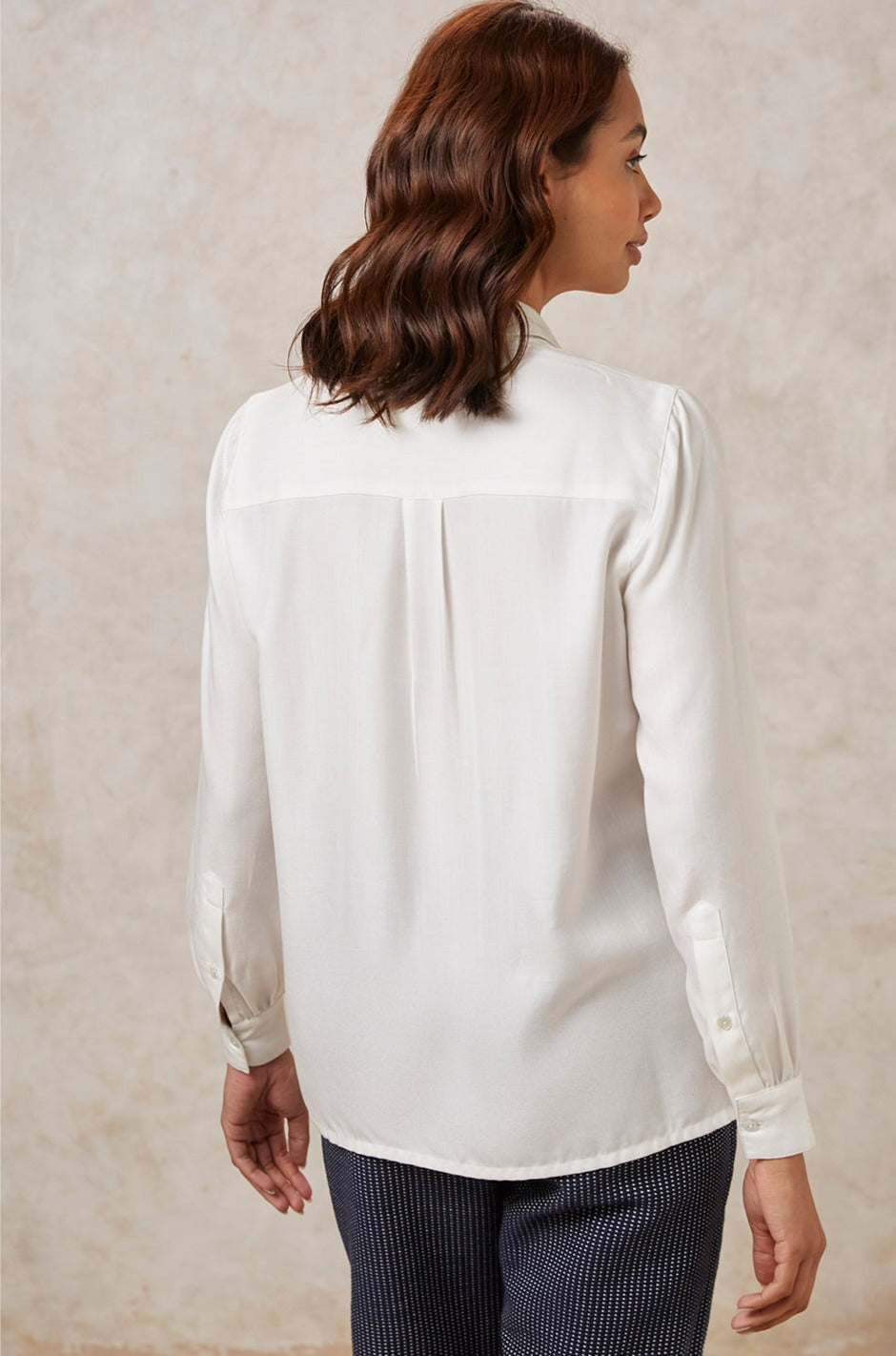 Chemise blanche en tencel - aspen shirt white
