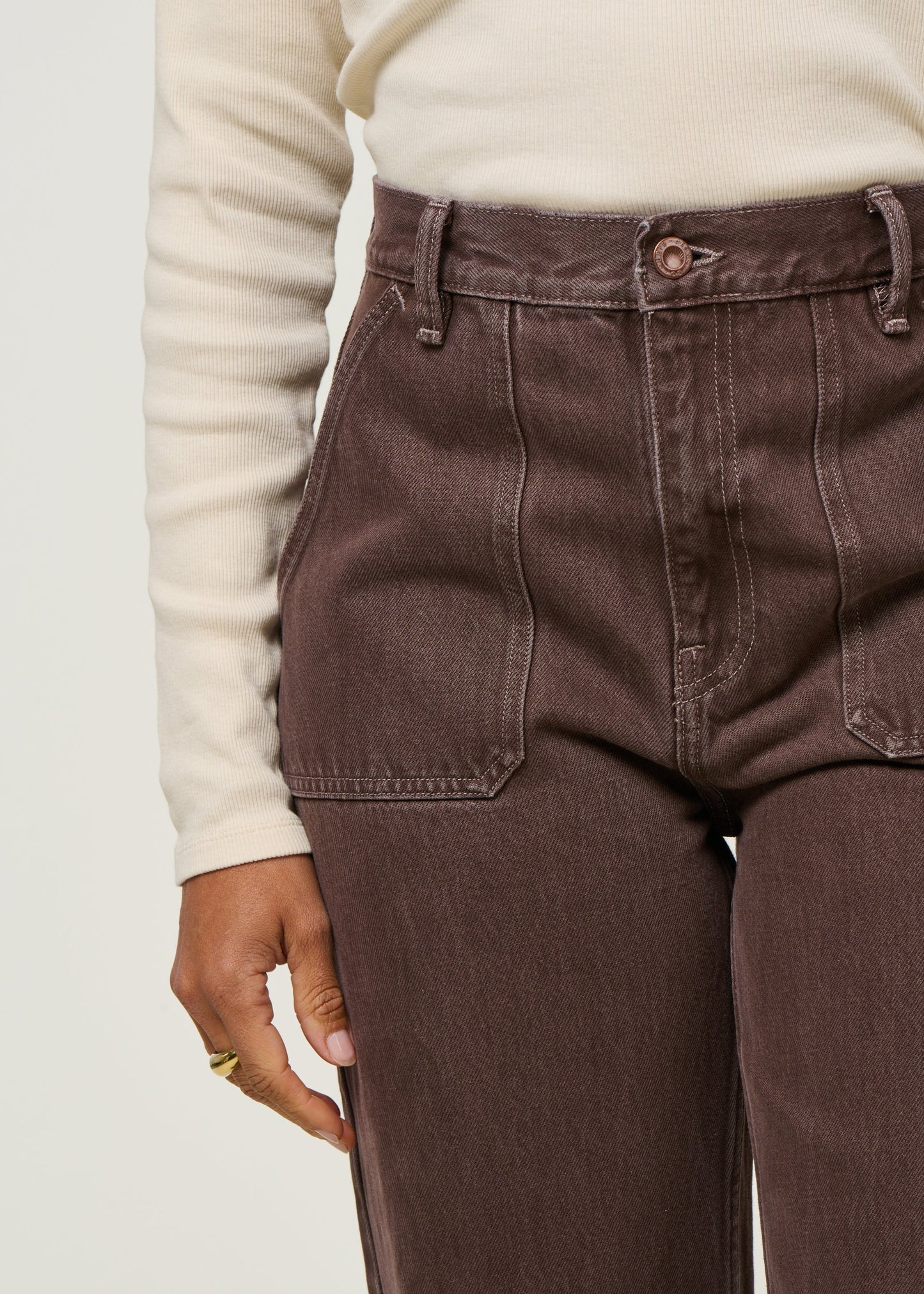 asta workwear pants - brown