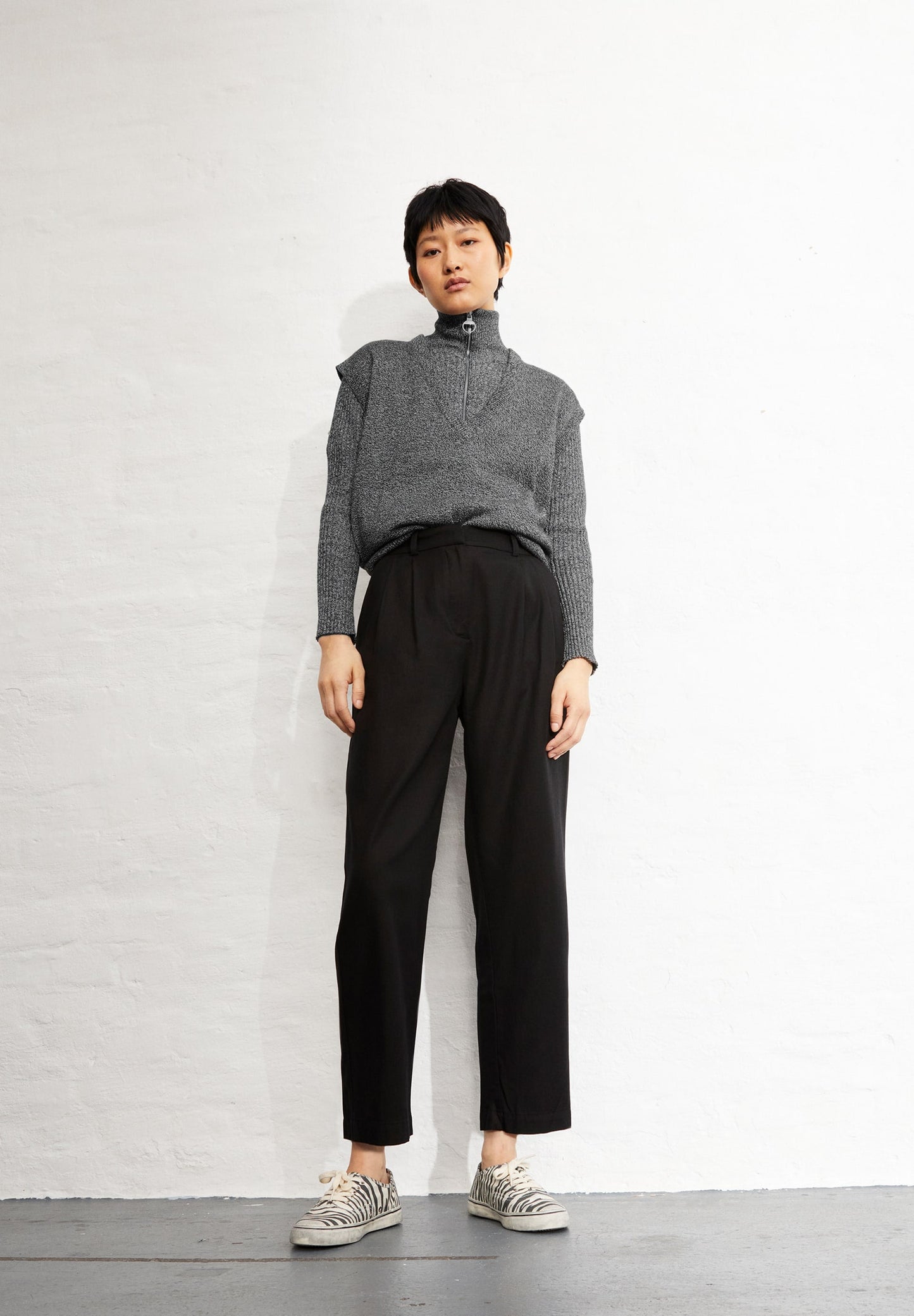 Pantalon ample en tencel et coton bio | Noir "atetaa black"