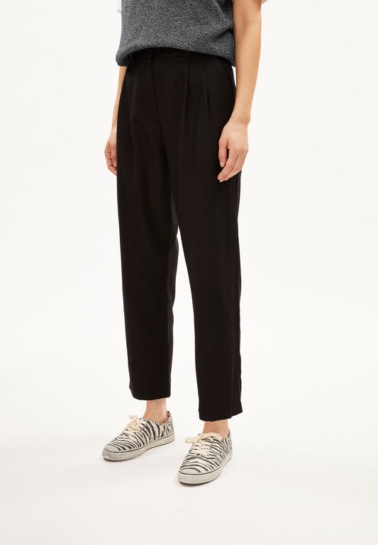 Pantalon ample en tencel et coton bio | Noir "atetaa black"
