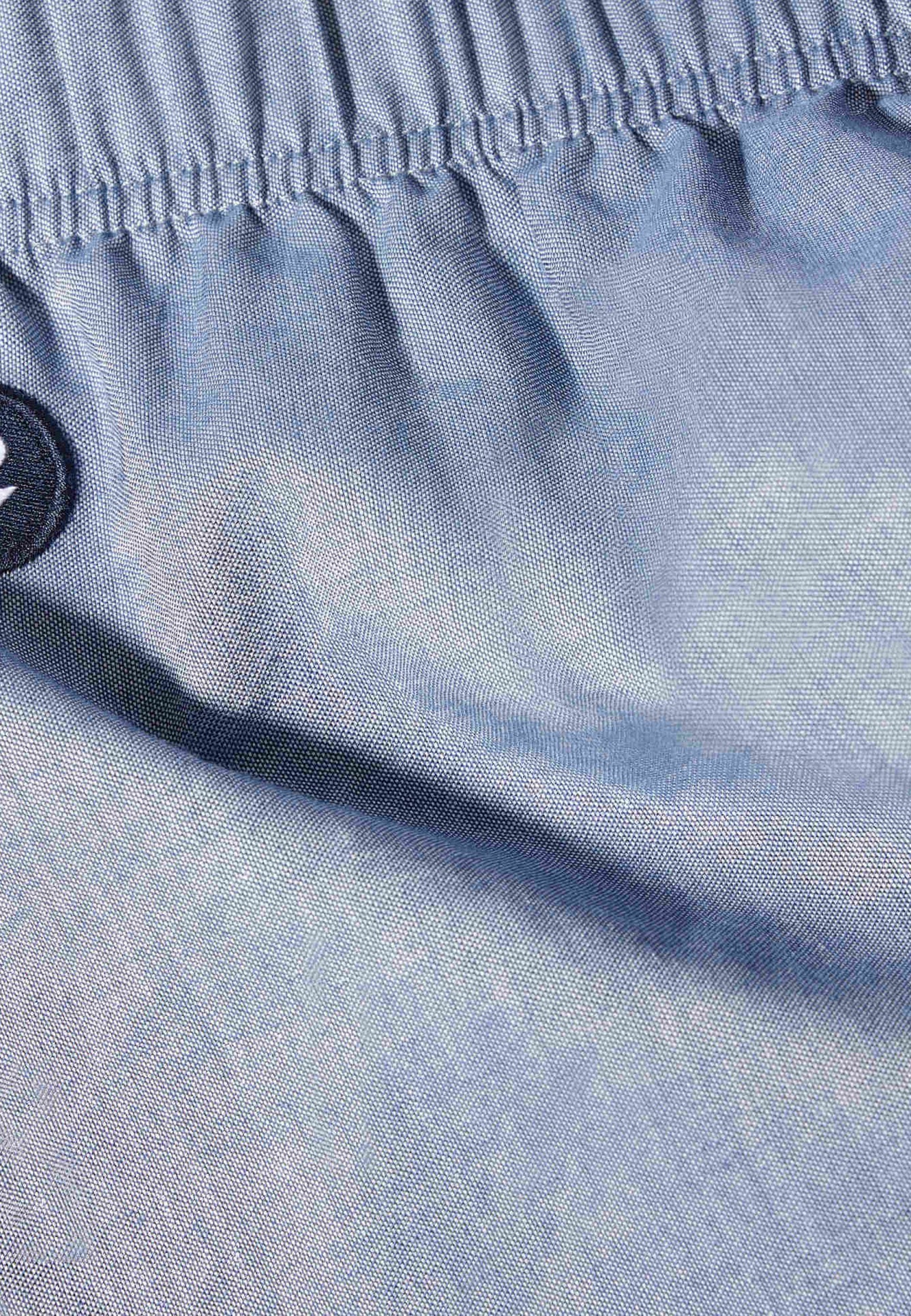Caleçon made in France en coton bio | bleu "jacques chambray"
