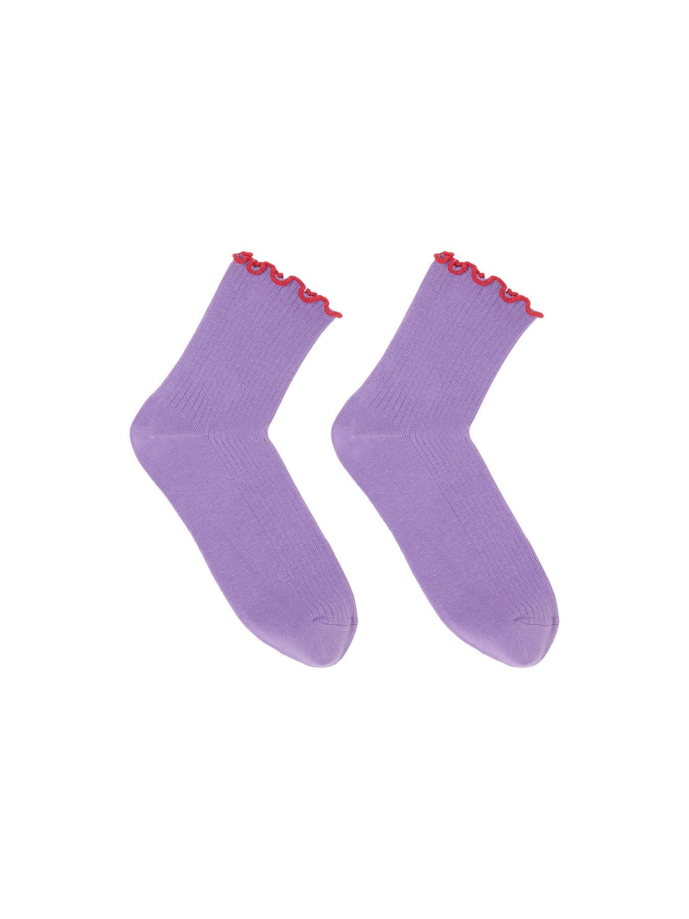 Chaussettes en coton bio | violet | Verbena