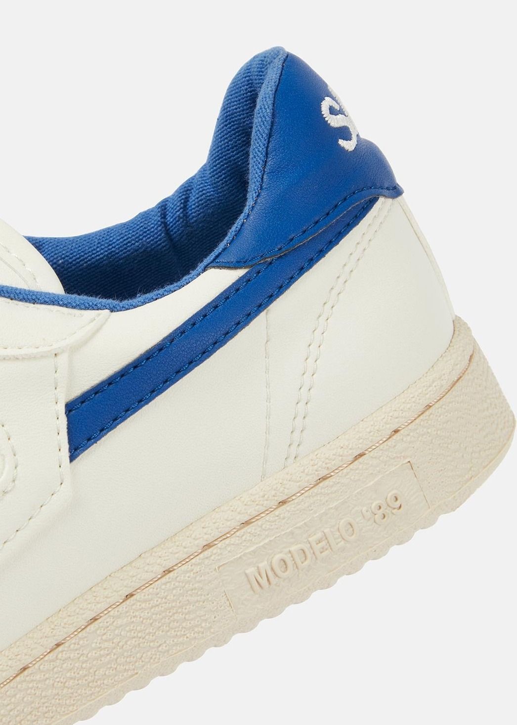 Baskets vegan | blanc et bleu "Basket en recyclé - modelo '89 icon ocean" | Midblue