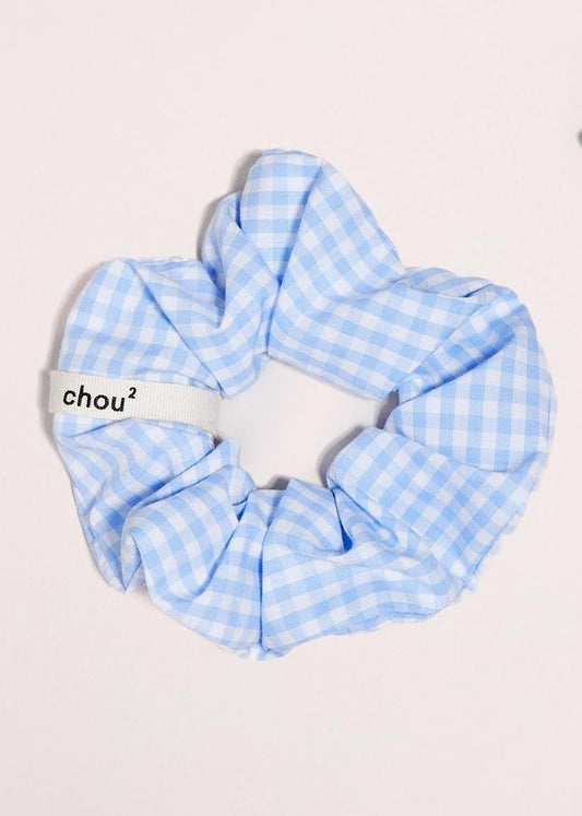 Chouchou vichy bleu - bleu | Bleu