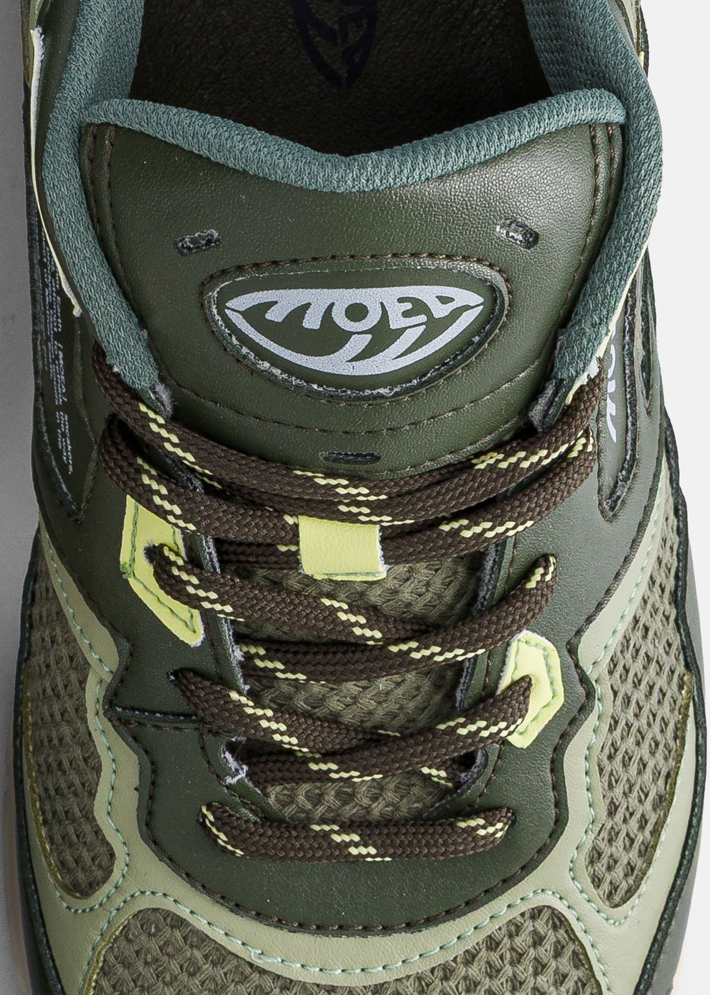 Baskets vegan | beige "rush - green acid" | Green acid