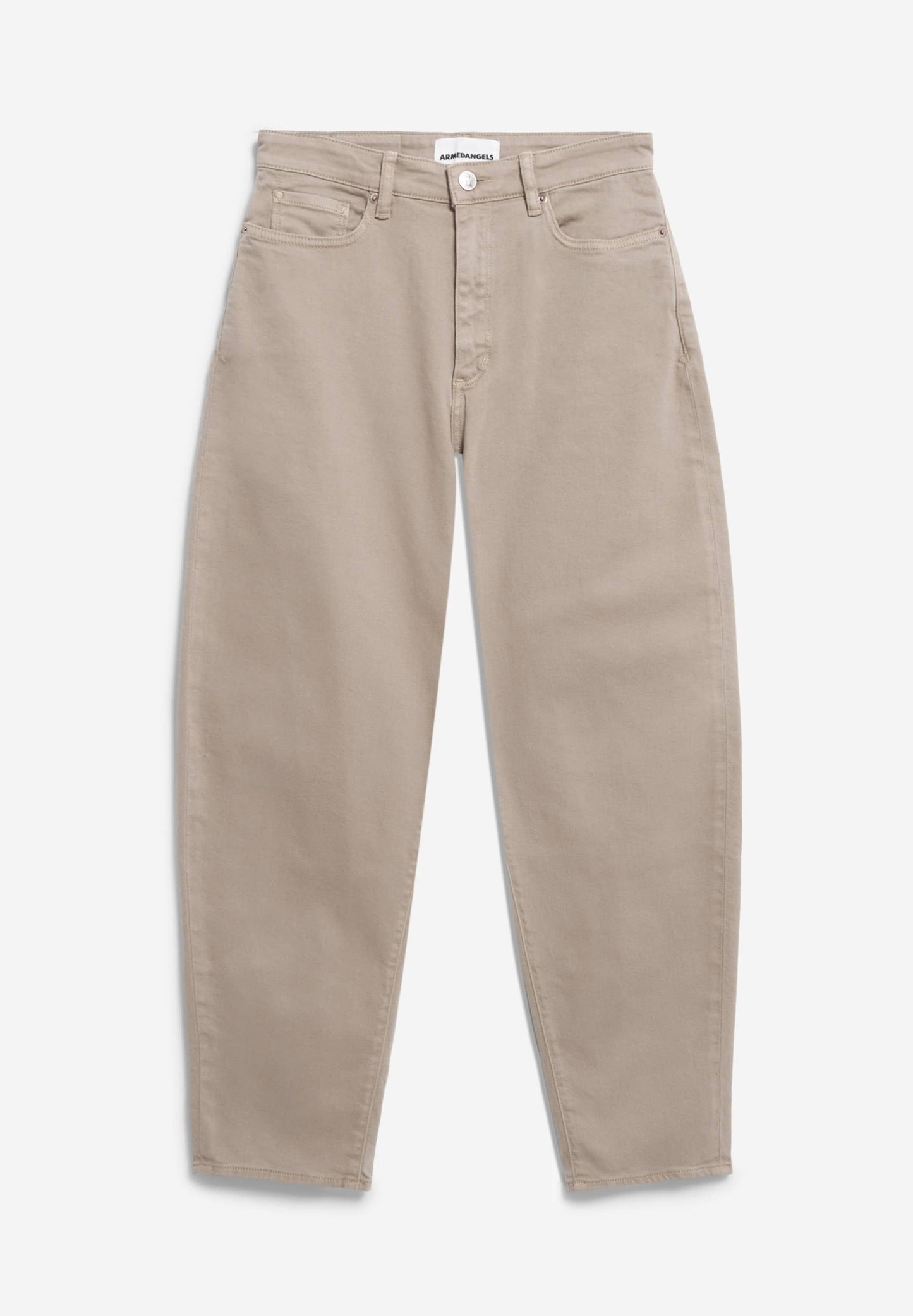 Jean ballon en coton recyclé | beige "baarly gmt dye sand stone"