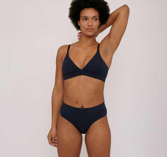 Pack de 2 culottes en tencel | marine "navy"