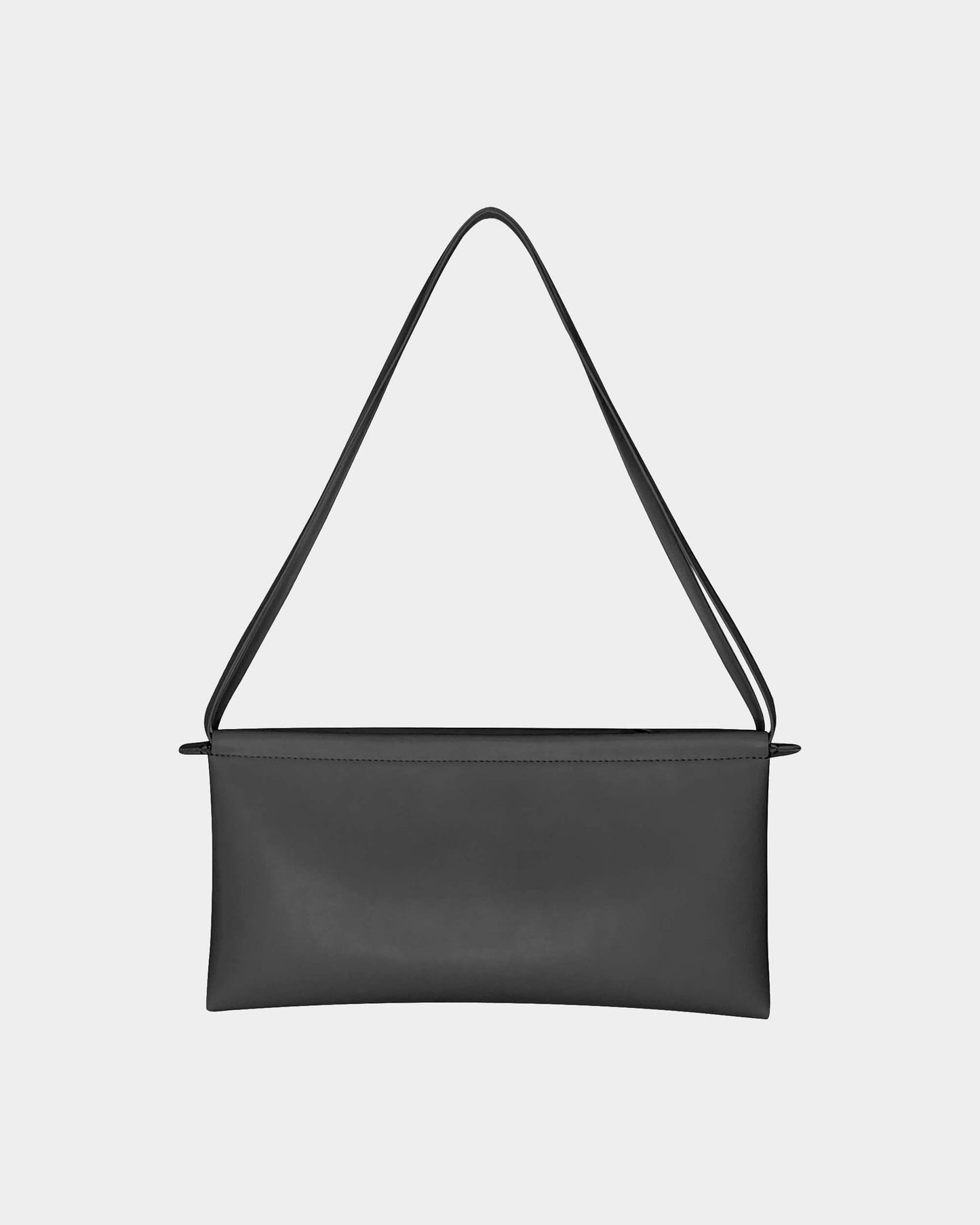 Sac baguette noir en recyclé - black