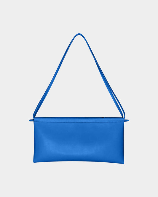 Sac baguette bleu roi en recyclé - klein