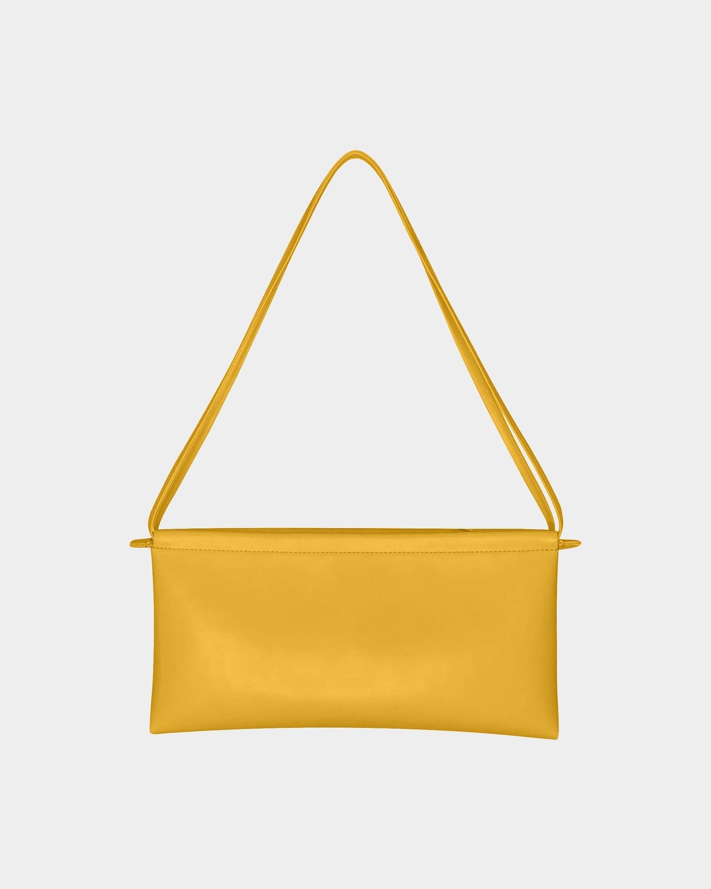 Sac baguette jaune en recyclé - yellow