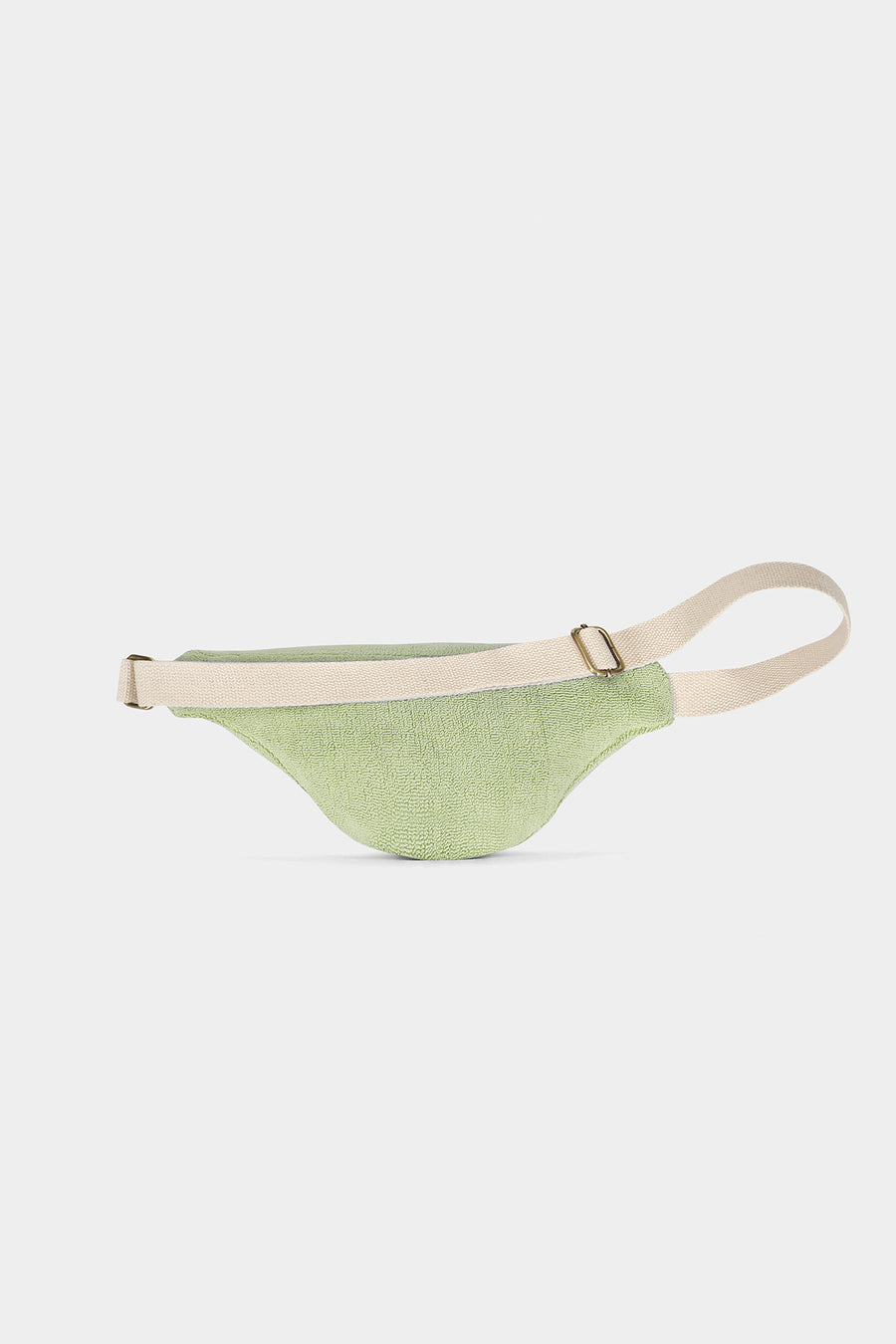 Banane en coton bio | vert "olivia - éponge vert amande"