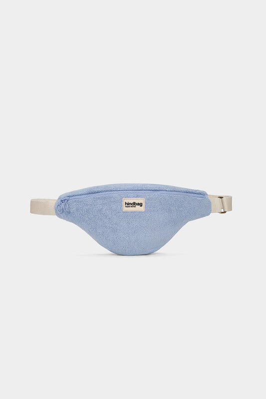 Banane en coton bio | bleu "olivia - éponge bleu nuage"