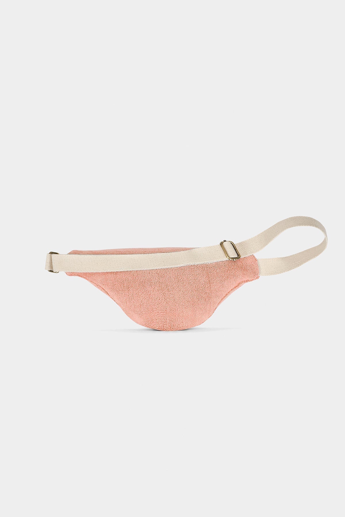 Banane en coton bio | rose "olivia - éponge rose corail"