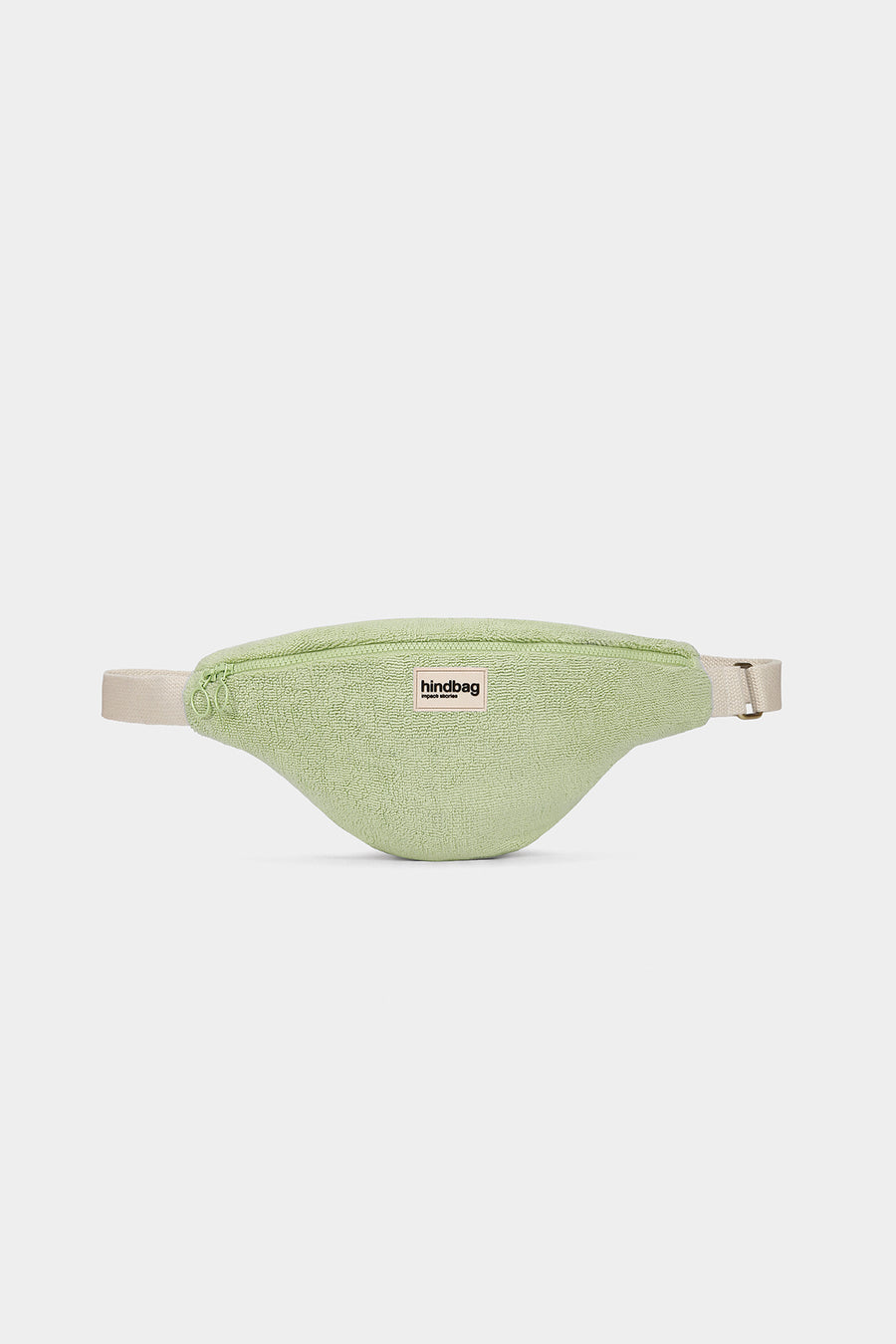 Banane en coton bio | vert "olivia - éponge vert amande"
