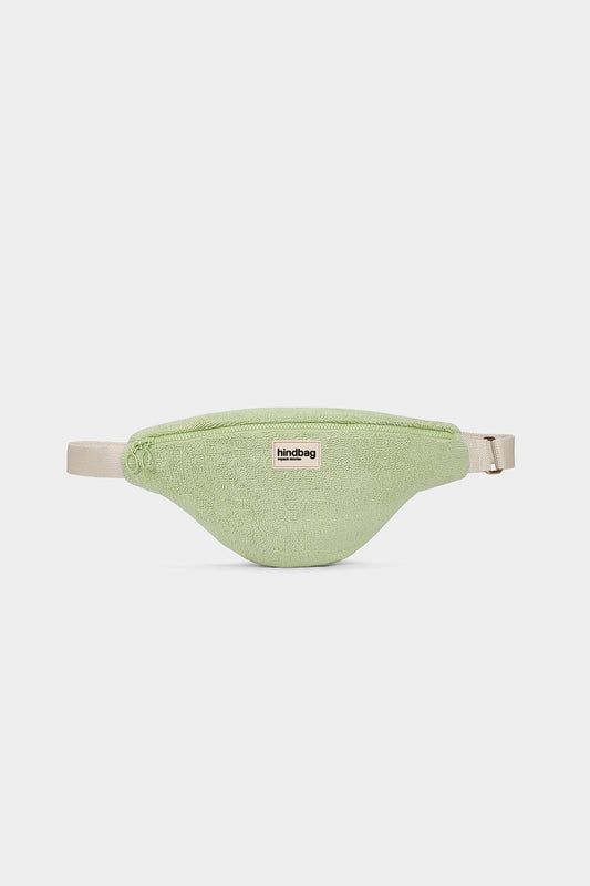 Banane en coton bio | vert "olivia - éponge vert amande"