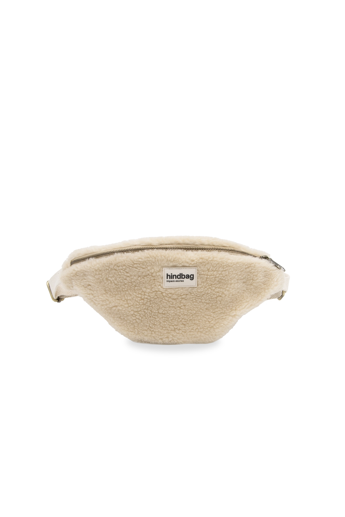 Banane en matière recyclée | beige "olivia teddy"