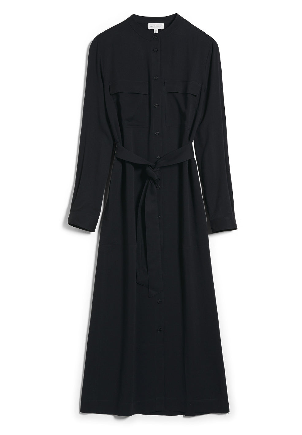 Robe longue noire en lenzing - BEANTAA