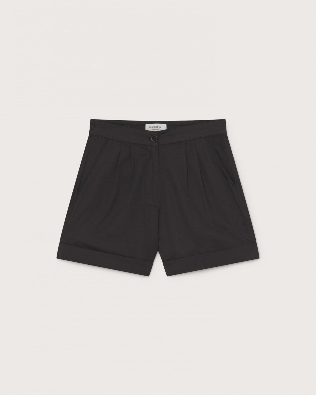 Short noir en coton bio - Mamma