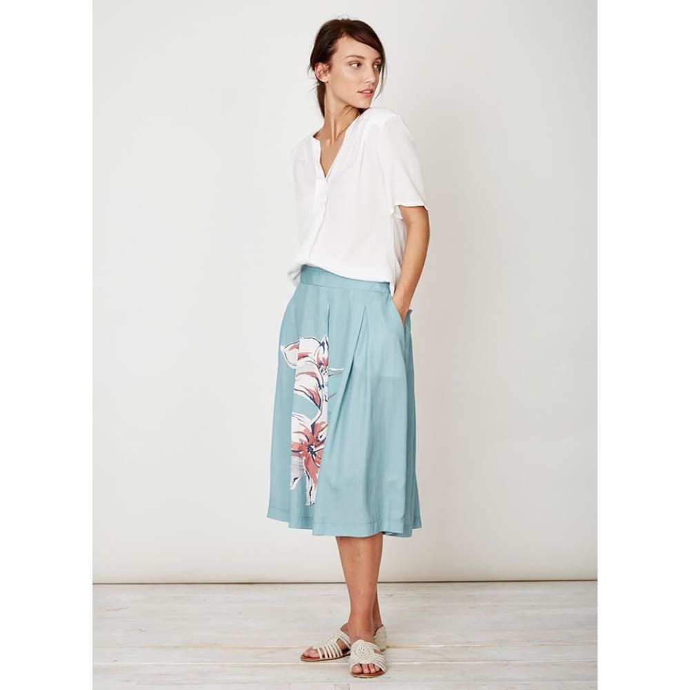 Blouse blanche en tencel