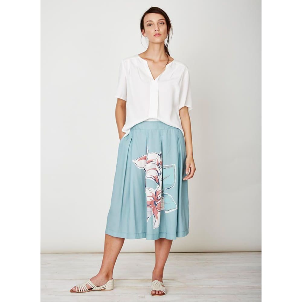Blouse blanche en tencel