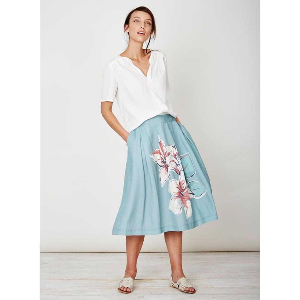 Blouse blanche en tencel