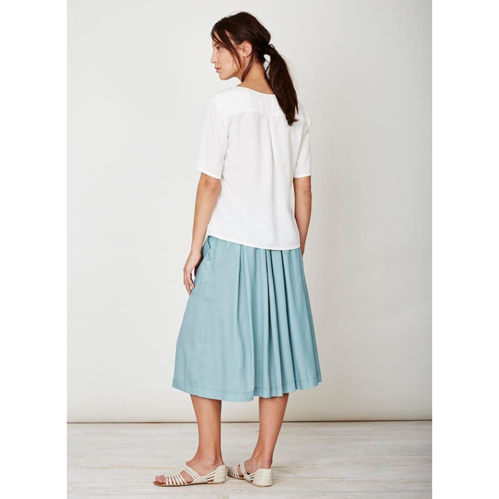 Blouse blanche en tencel