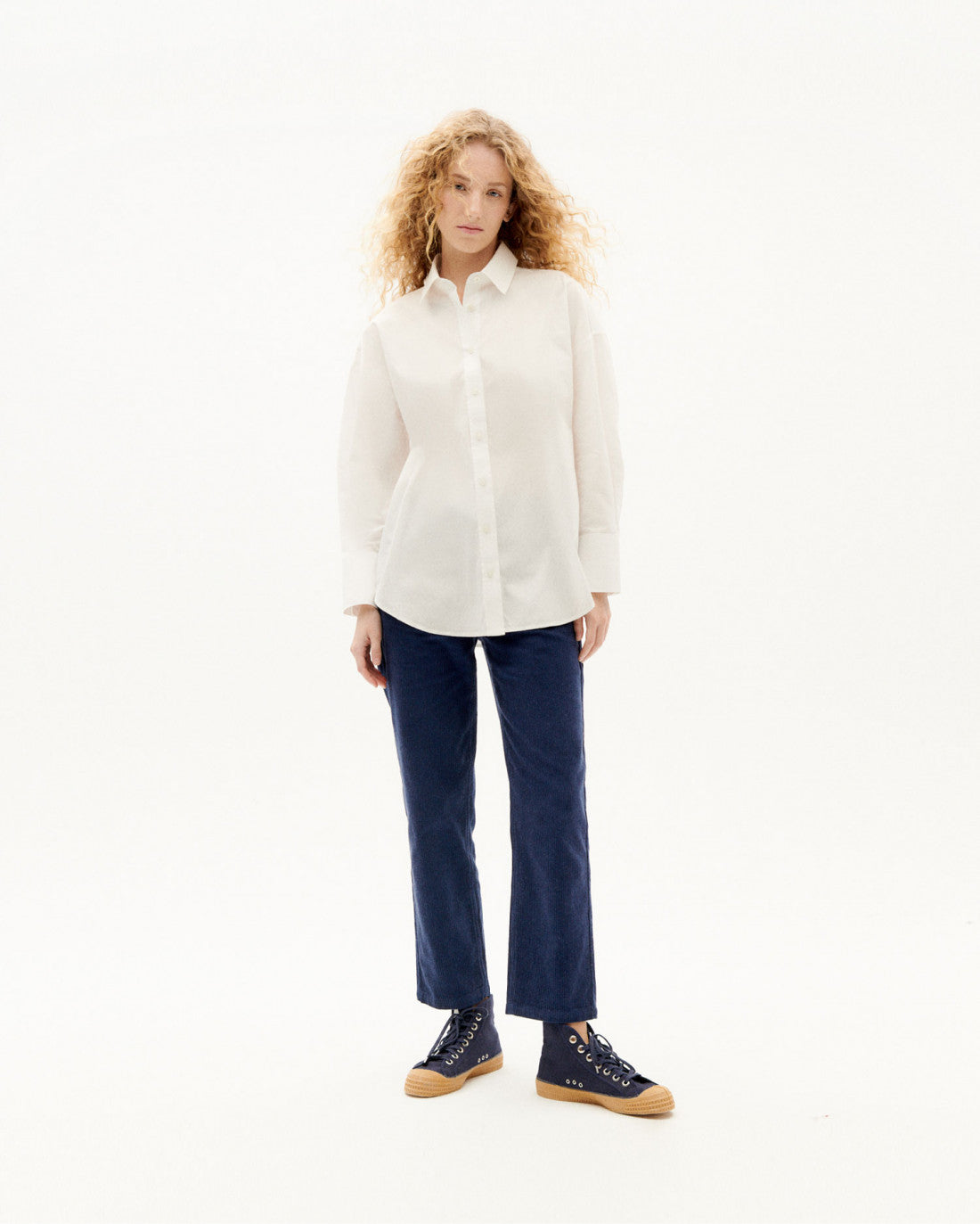 Chemise blanche en coton bio - white carangi blouse