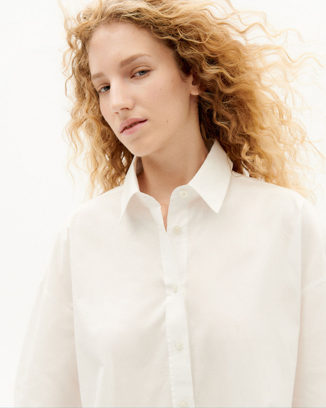 Chemise blanche en coton bio - white carangi blouse