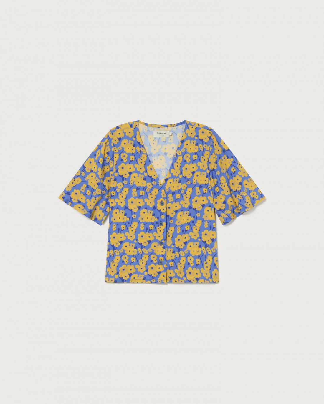 Blouse fleurie en EcoVero - BLOOM LIBELULA BLOUSE indigo