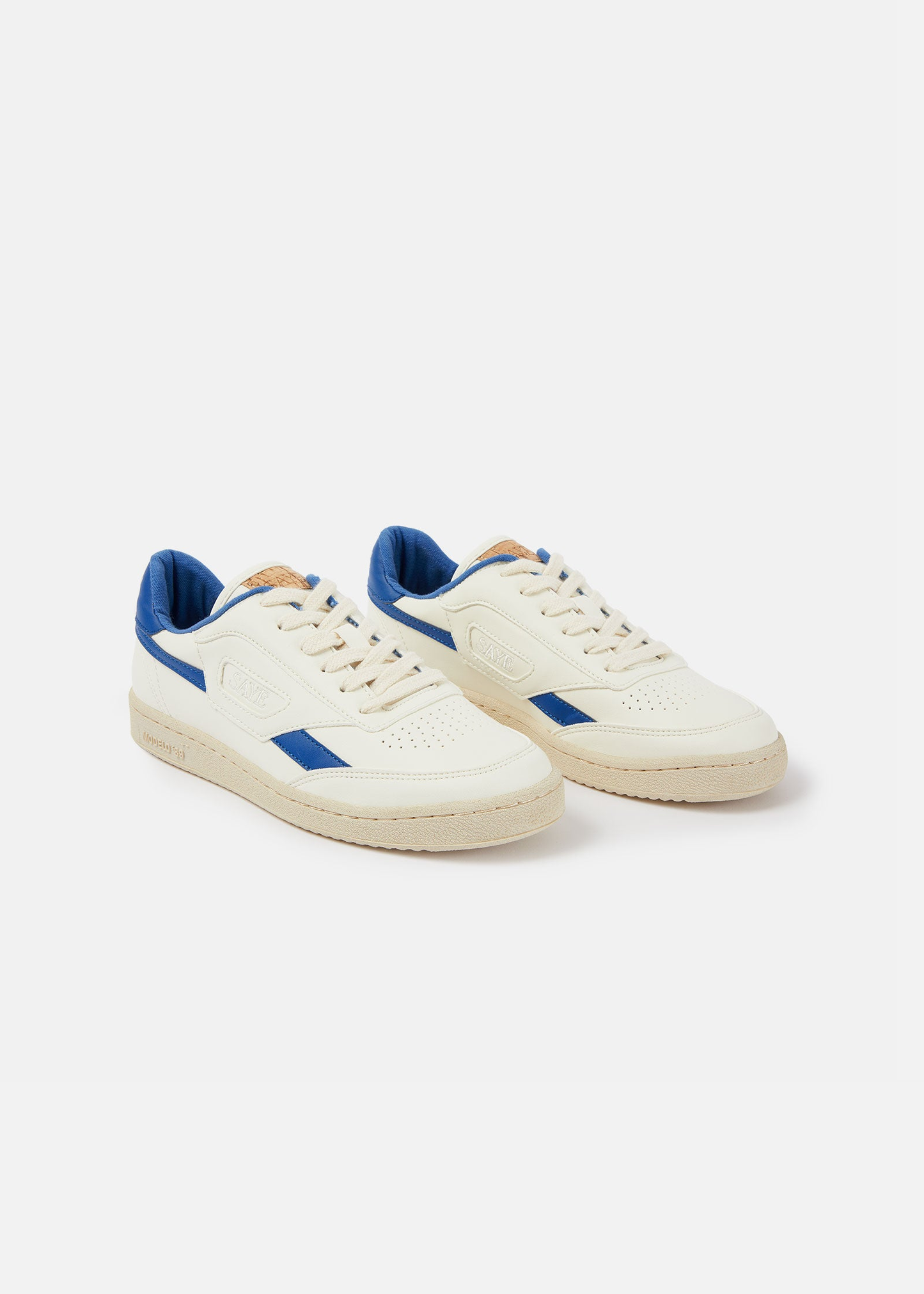 Baskets vegan | blanc et bleu "Basket en recyclé - modelo '89 icon ocean" | Midblue