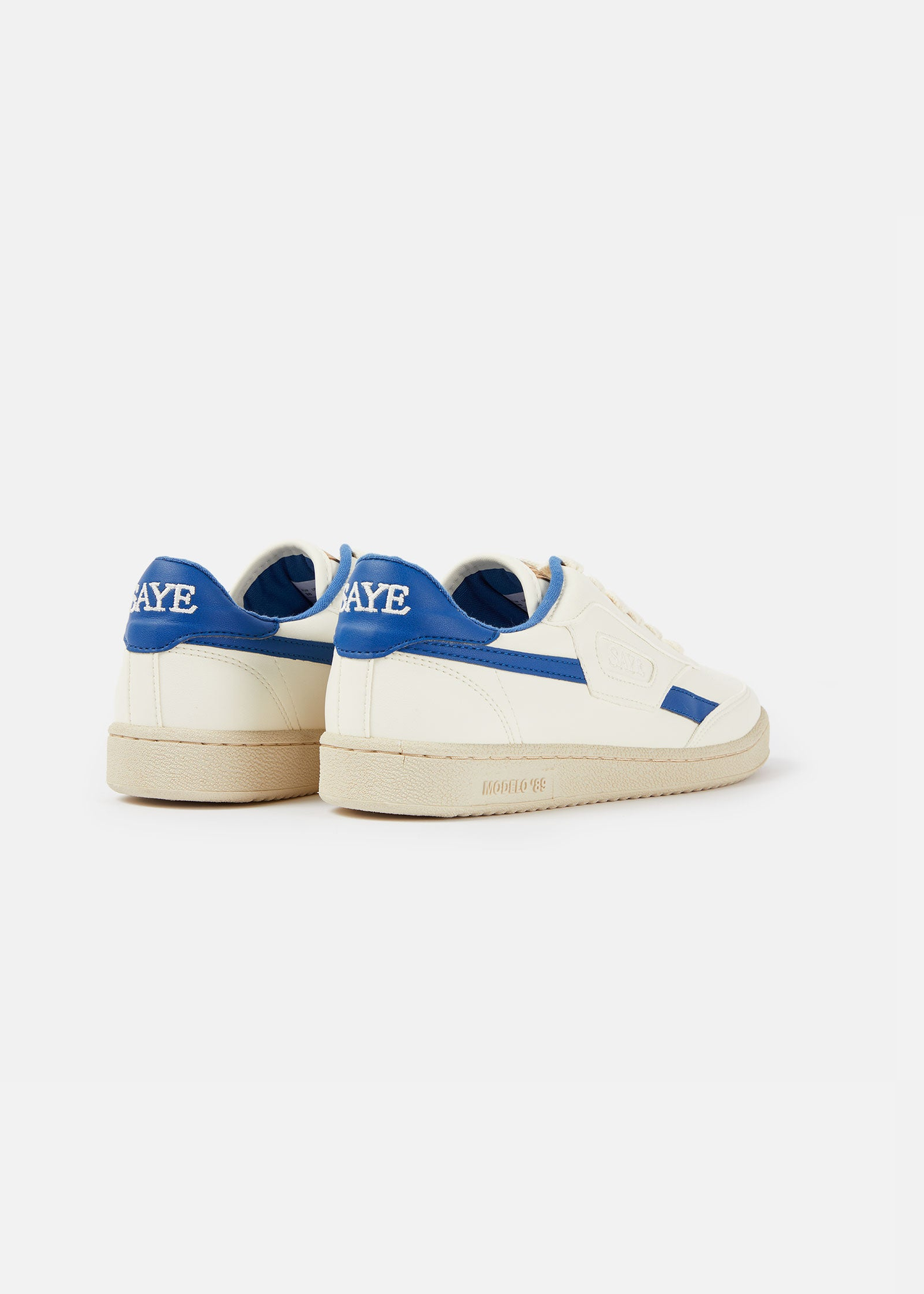 Baskets vegan | blanc et bleu "Basket en recyclé - modelo '89 icon ocean" | Midblue