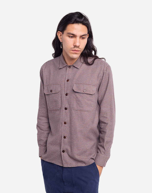 Chemise en coton | marron "decre cyno"
