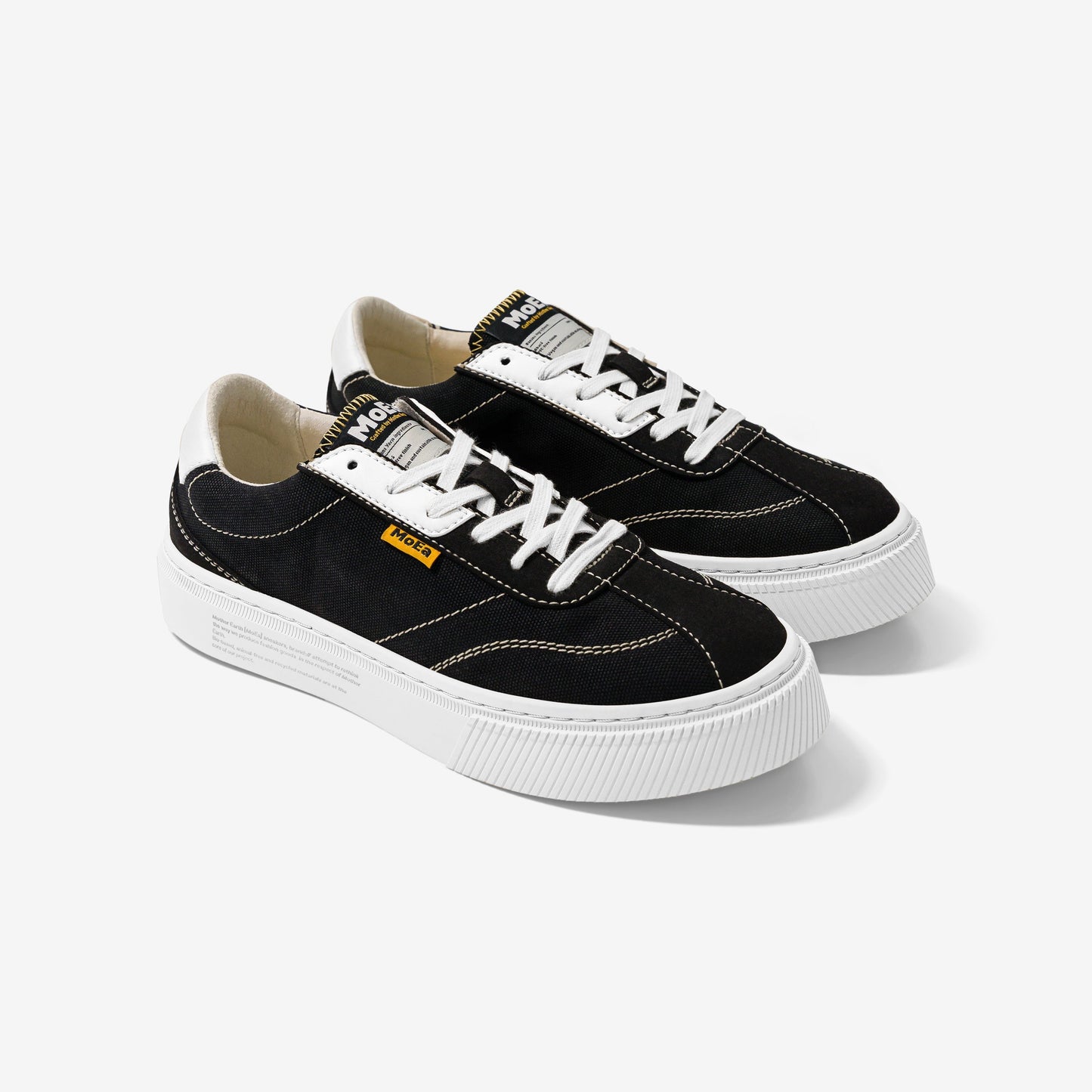 Baskets en matières recyclées | noir ' gen4 - banana black&white'