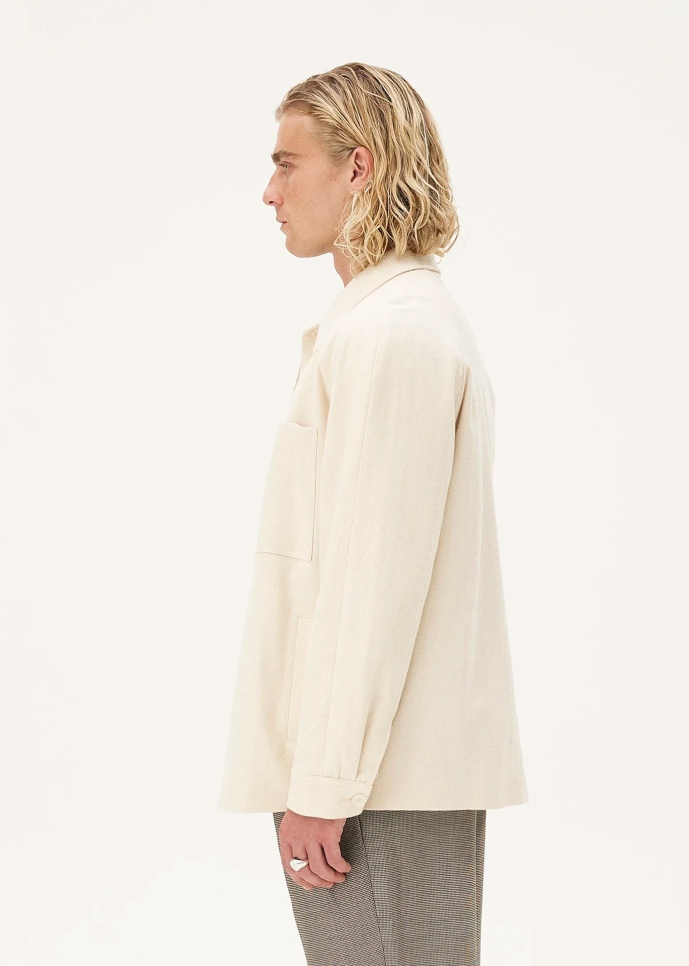 Veste en coton bio | écru "aberdeen - ecru"