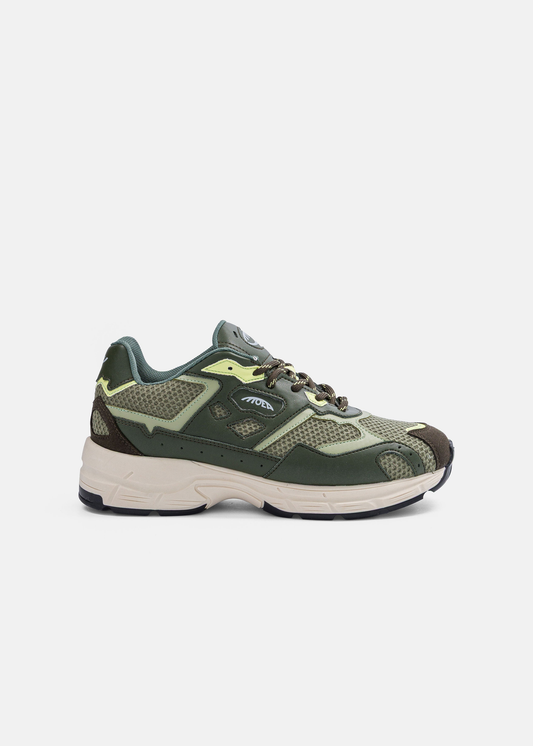 Baskets vegan | beige "rush - green acid" | Green acid