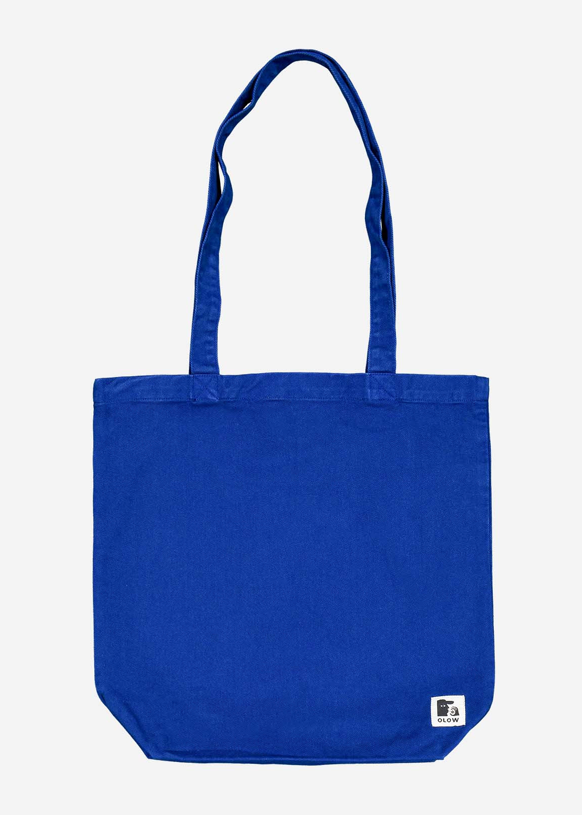 Sac cabas en coton biologique | bleu "Tote simple life bleu roi - bleu-roi" | Bleu-roi