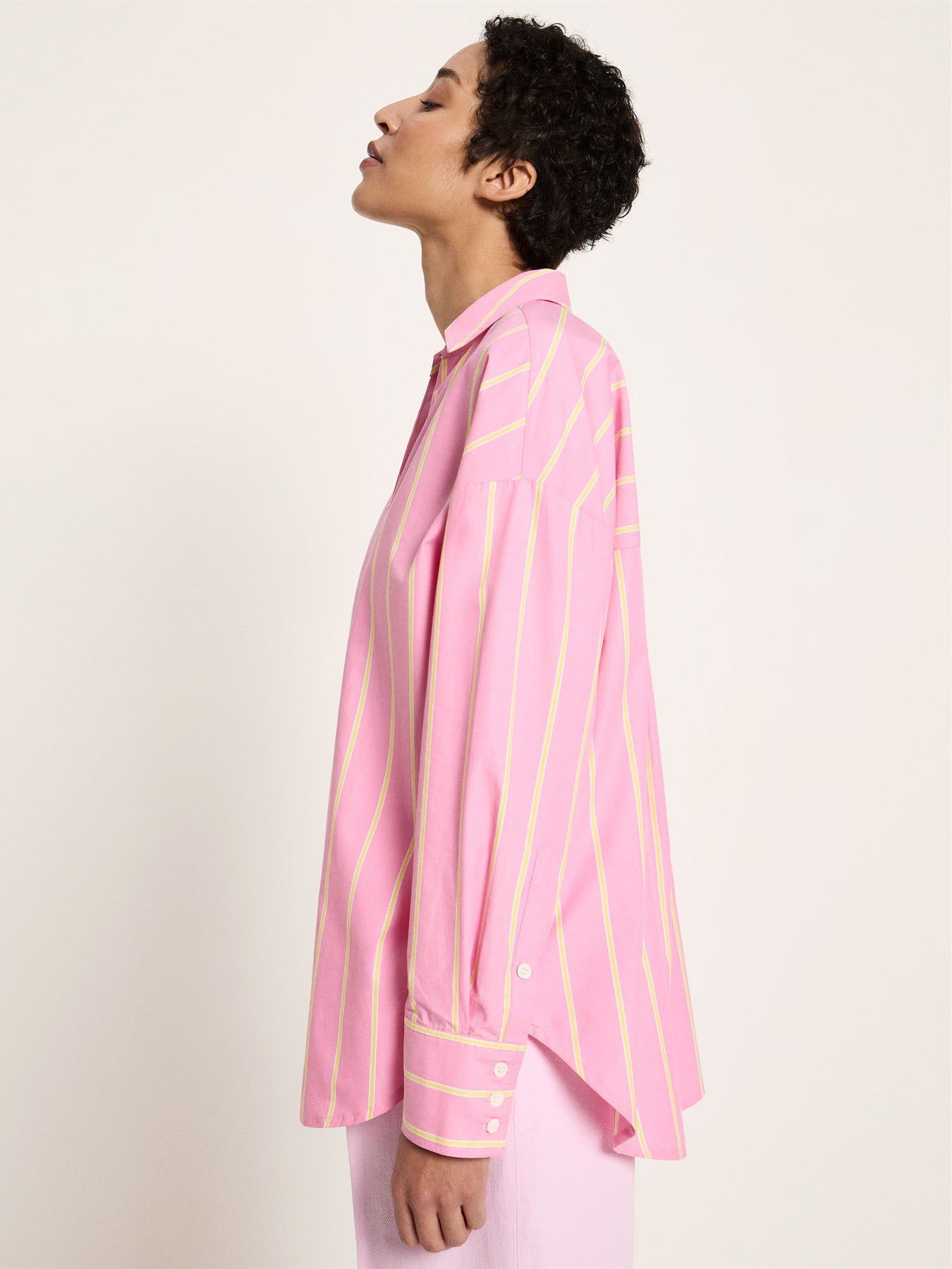 Chemise en coton bio | bright orchid/ sun | Bright orchid/ sun