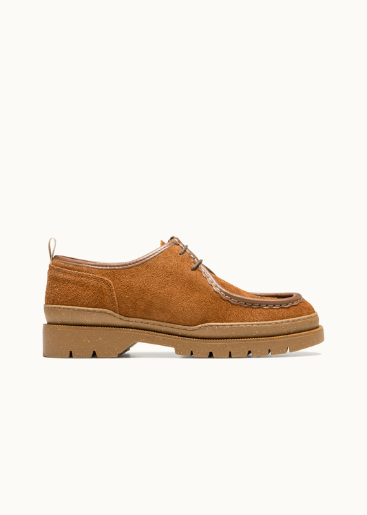 Derbies en cuir sans chrome certifié | marron "major vp oak 2 cognac" | Marron