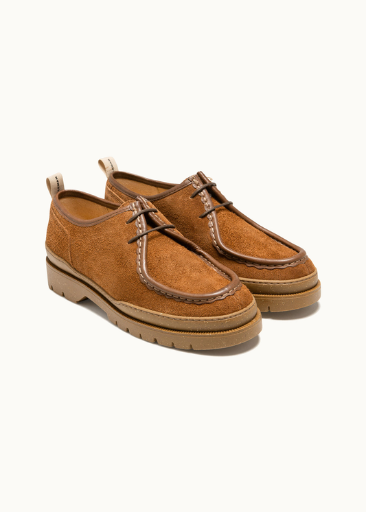 Derbies en cuir sans chrome certifié | marron "major vp oak 2 cognac" | Marron