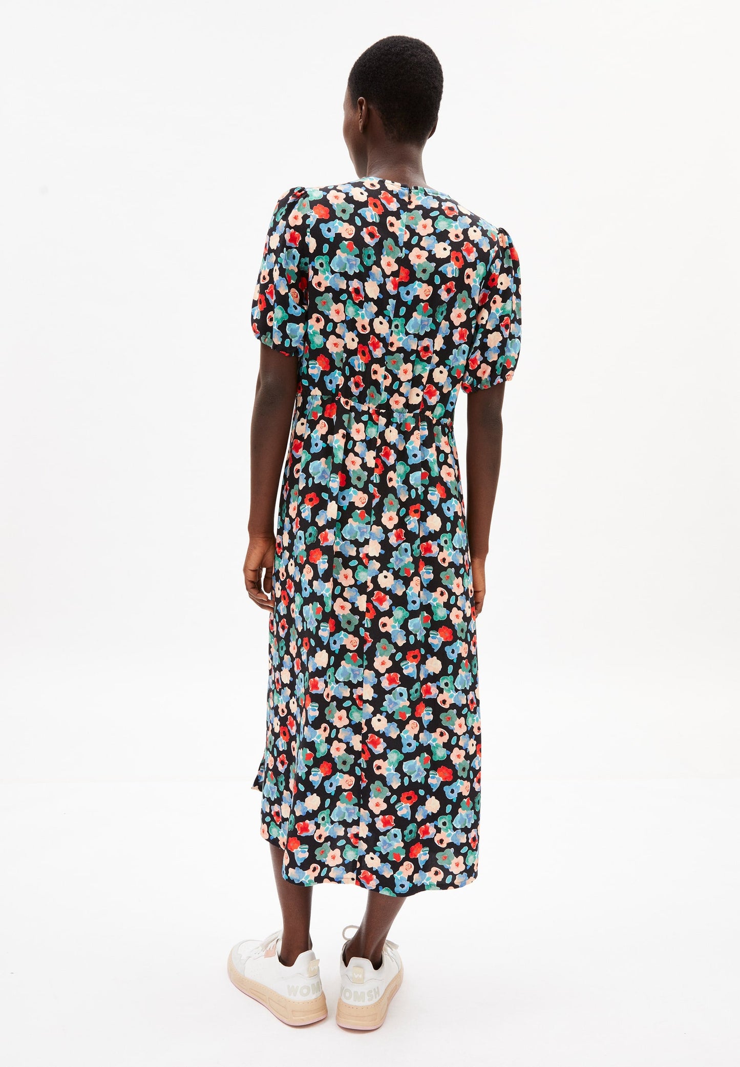 Robe longue à motifs en viscose Ecovero - caaitlin sketch of