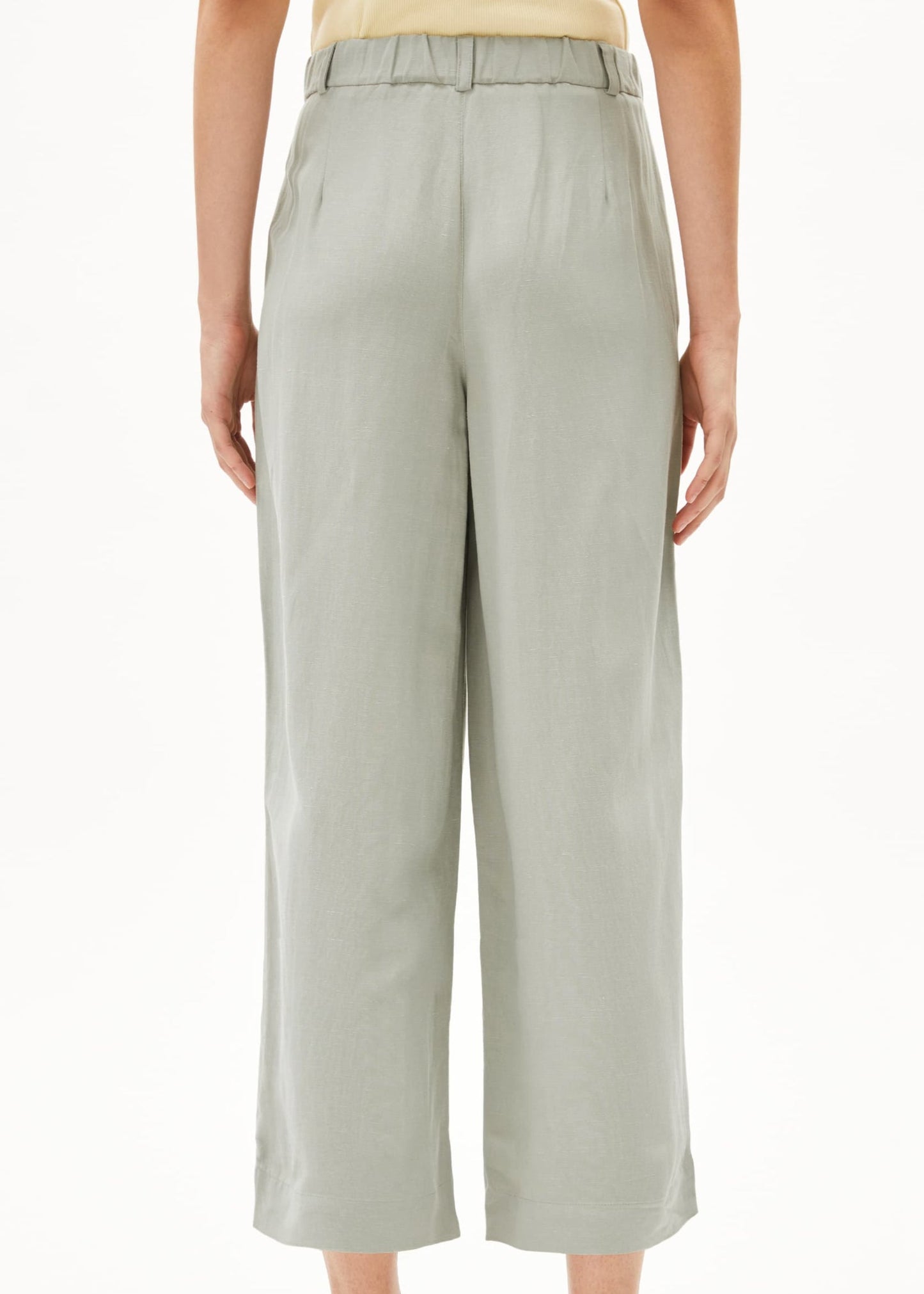 Pantalon en coton biologique | vert "Caarunus lino - seagreen"