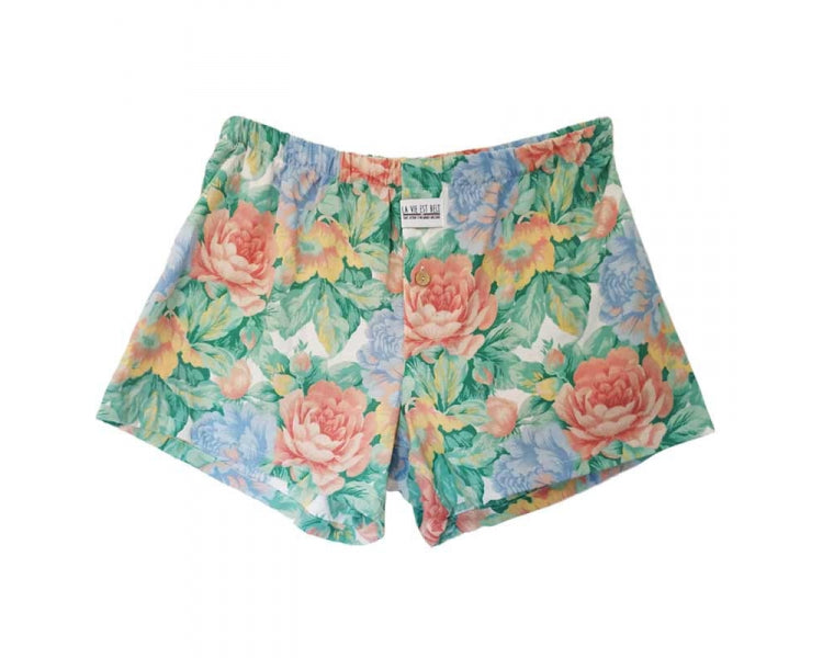 Caleçon fleuri multicolore en coton upcyclé - 2.0